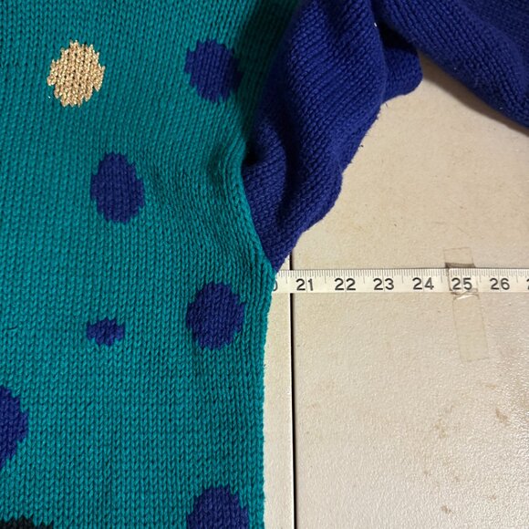 Vintage PASTA by Joyce Abstract Knit Sweater | Size M | Ramie Cotton Blend - Picture 7 of 10